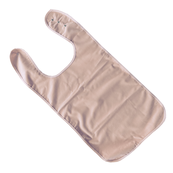 PFLEGE POINT® Ess-Schürze PU SOFT mit Druckknöpfen rosa (400)