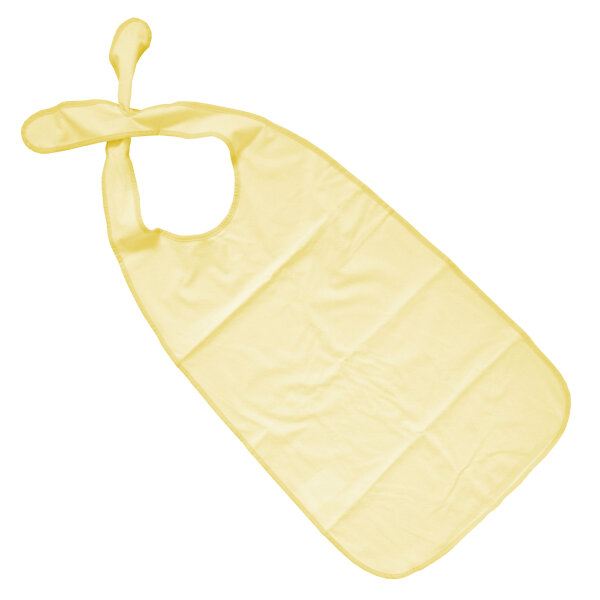 PFLEGE POINT® Ess-Schürze mit Steckverschluss gelb