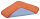 PFLEGE POINT® Inkontinenz Stuhlauflage orange 45 x 45 cm