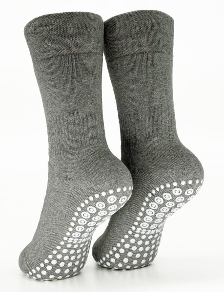 PFLEGE POINT® Antirutsch-Strumpf GehSicher! 39-42 hellgrau